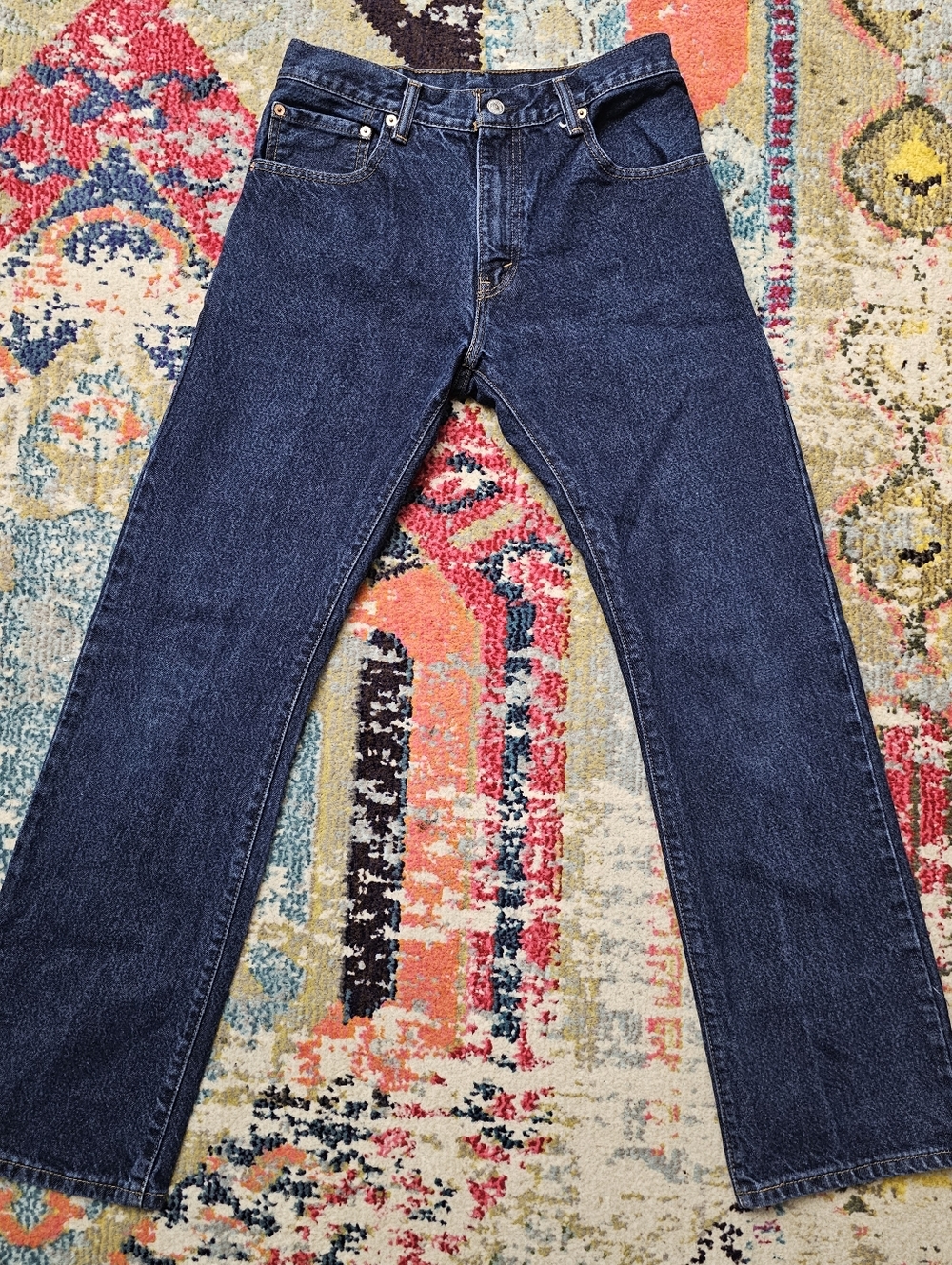 Levis 517 Bootcut Jeans Men 31x32 Blue Dark Cowboy Western Ranch Rodeo Casual